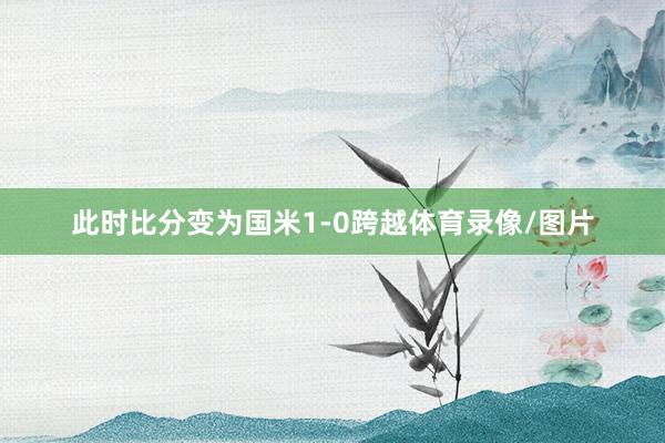 此时比分变为国米1-0跨越体育录像/图片