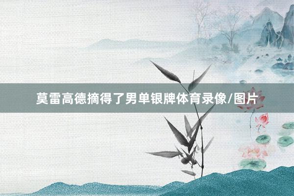莫雷高德摘得了男单银牌体育录像/图片