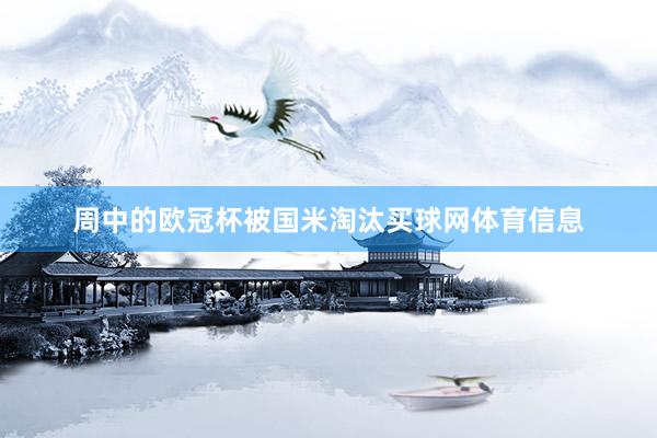 周中的欧冠杯被国米淘汰买球网体育信息
