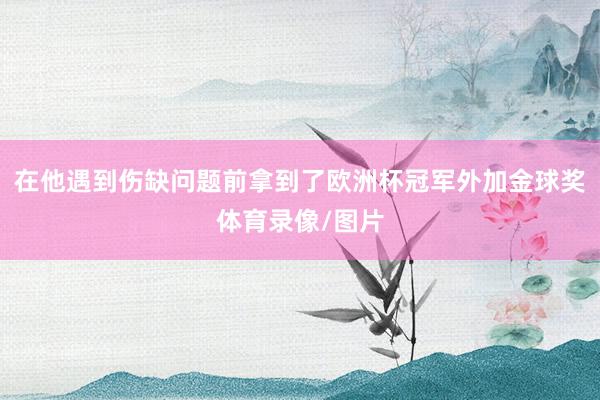 在他遇到伤缺问题前拿到了欧洲杯冠军外加金球奖体育录像/图片