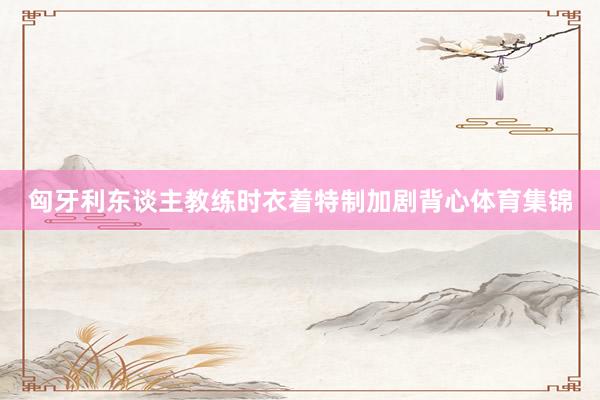 匈牙利东谈主教练时衣着特制加剧背心体育集锦