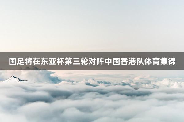 国足将在东亚杯第三轮对阵中国香港队体育集锦