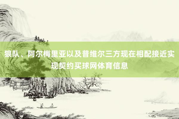 狼队、阿尔梅里亚以及普维尔三方现在相配接近实现契约买球网体育信息
