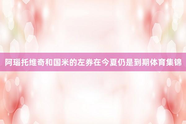 阿瑙托维奇和国米的左券在今夏仍是到期体育集锦