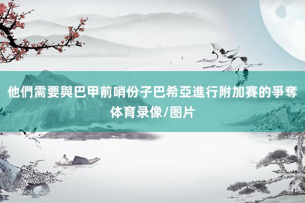 他們需要與巴甲前哨份子巴希亞進行附加賽的爭奪体育录像/图片