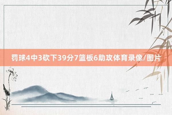 罚球4中3砍下39分7篮板6助攻体育录像/图片