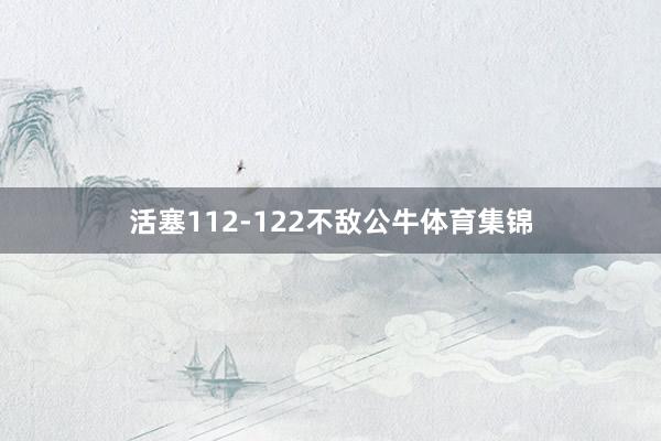 活塞112-122不敌公牛体育集锦