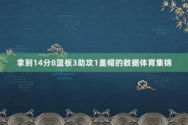 拿到14分8篮板3助攻1盖帽的数据体育集锦