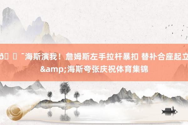😯海斯演我！詹姆斯左手拉杆暴扣 替补合座起立&海斯夸张庆祝体育集锦