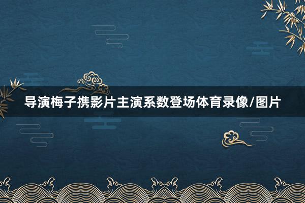 导演梅子携影片主演系数登场体育录像/图片