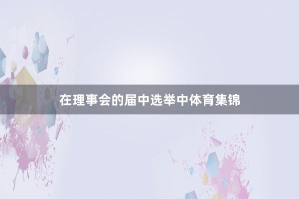 在理事会的届中选举中体育集锦